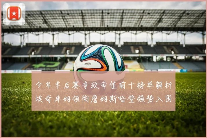 今年季后赛净效率值前十榜单解析埃奇库姆领衔詹姆斯哈登强势入围